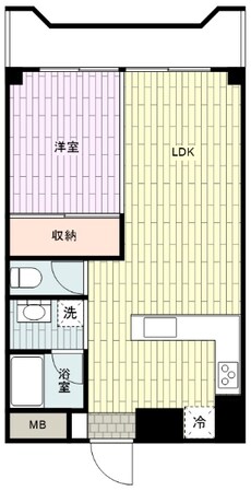 チサンマンション八王子の物件間取画像